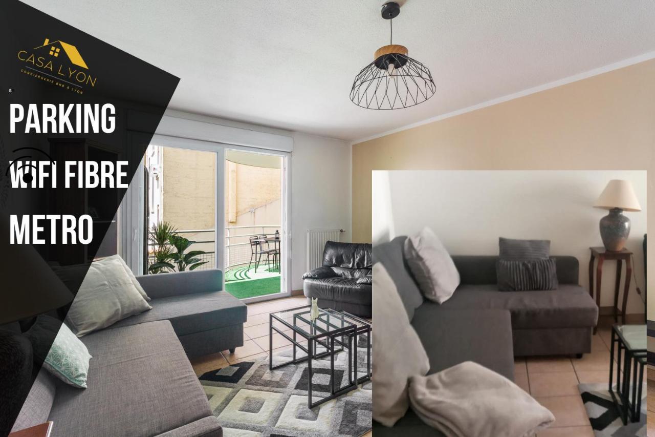 Nice Apartment With Parking Balcon Casa Lyon Villeurbanne Luaran gambar